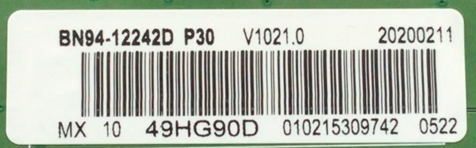 MAIN PARA MONITOR SAMSUNG QLED CURVO / NUMERO DE PARTE BN94-12242D / BN41-02580C / BN97-13226D / BN9412242D / BN94-14765G / BN9414765G / PANEL CY-PM490LSLV2H / MODELO LC49HG90 / LC49HG90DMNXZA FC03 / LC49HG90DMNXZA FD04 - Imagen 3